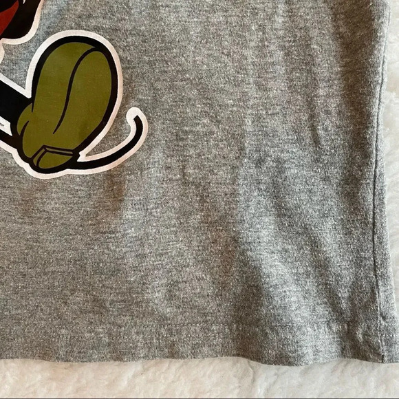 Mickey Mouse vintage look crew neck tee with pink trim - Picture 4 of 5